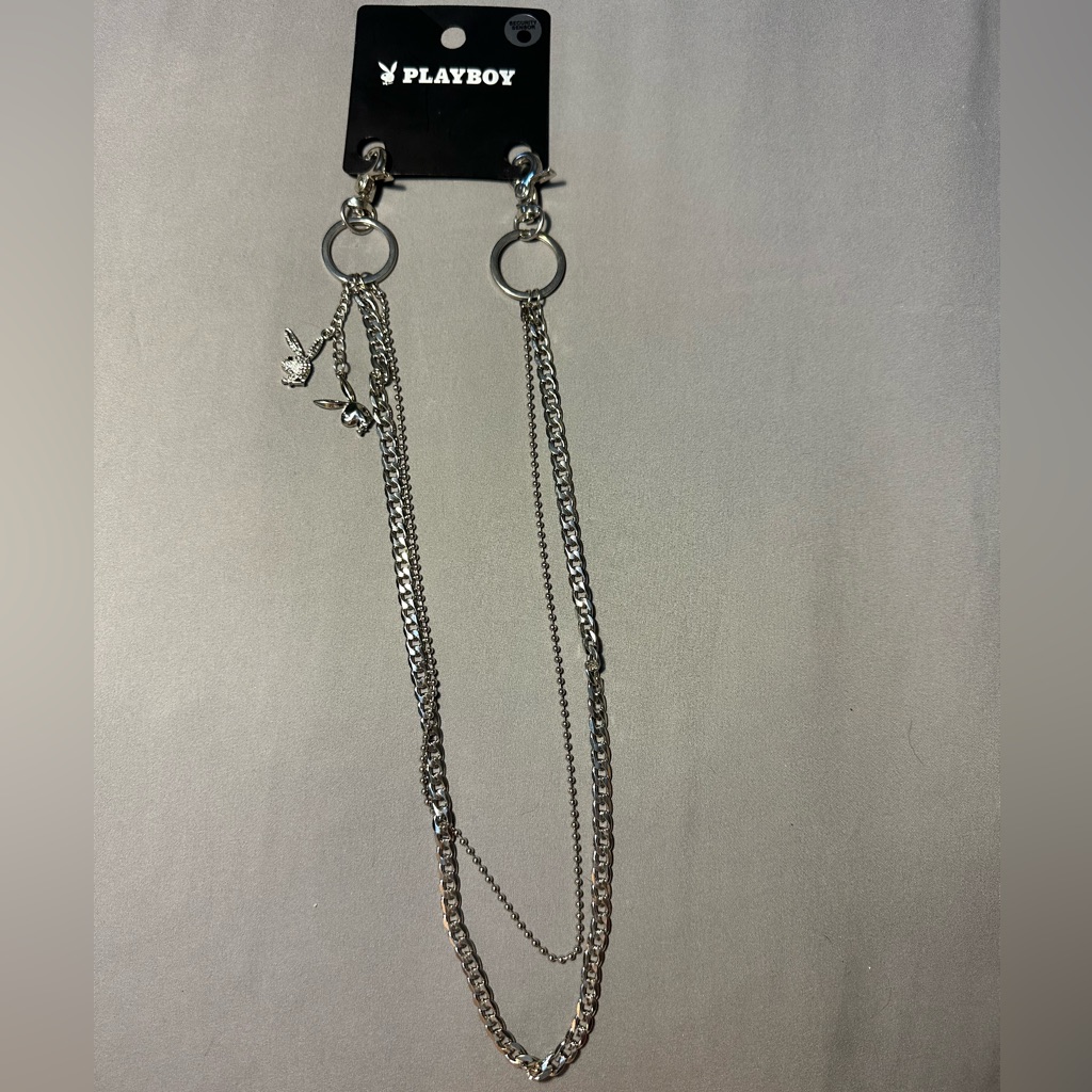 Playboy Silver Wallet Chain 21$